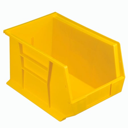 Global Industrial Storage Bin, Plastic, Yellow, 8 in H 239610YL